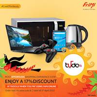 Enjoy a 17% Discount at Tudo.lk when you pay using FriMi online