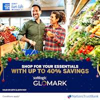Enjoy up to 40% savings at Glomark and choose from a range of essential products with Nations Trust Bank American Express