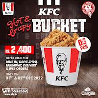 KFC is now offering a 6pc KFC Chicken Bucket