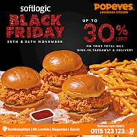 Get up to 30% off at Popeyes for this Black Friday
