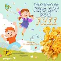 Kids Eat For Free at Manhattan Fish Market for this Children's day