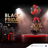 Enjoy a 20% discount on Economy and Business Class return tickets (excluding Melbourne and Sydney) on www.srilankan.com