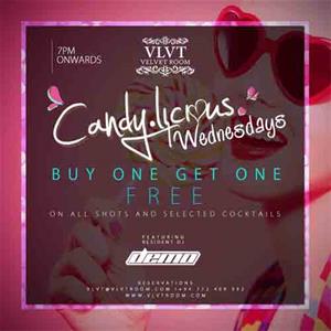 Happy Hours at VELVET ROOM from 7 pm Onwards