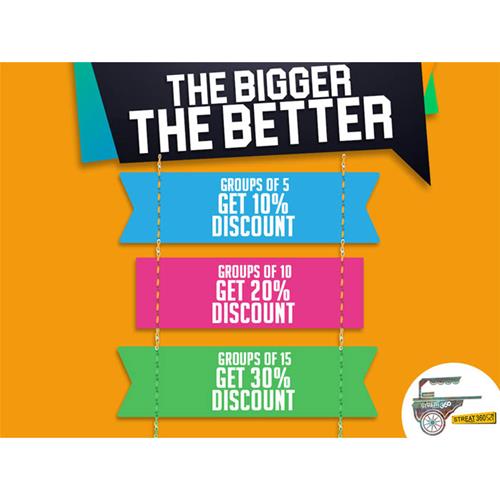 Get together with your office mates at Streat360
