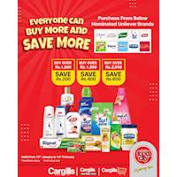 Buy more and save more when you shop at Cargills FoodCity! 