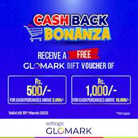 GLOMARK Cash Back Bonanza!