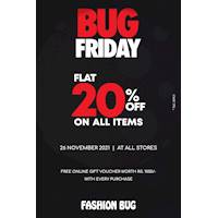  FLAT 20% OFF absolutely EVERYTHING at ALL Fashion Bug