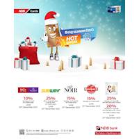 Enjoy Restaurants offers with your NDB Credit Card this season!