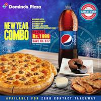New Years combo at Domino’s Pizza