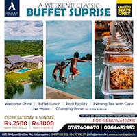 Weekend lunch buffet from Amora Lagoon
