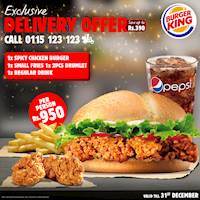 Exclusive Delivery Offer at Burger King