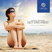 Now you can get a free session of laser hair removal treatment if you book five sessions prior!
