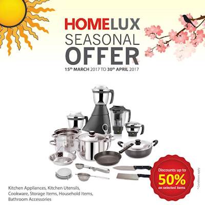 Homelux Seasonal Avurudu Offer!