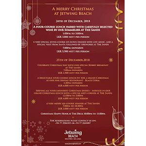 A Merry Christmas at jetwing Beach