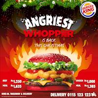 Angriest Whopper is back this Christmas at Burger King Sri Lanka