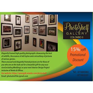 Enjoy 15% Off on Framed Photos from PhotoShelf Gallery
