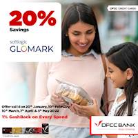 Enjoy 20% savings at Glomark Supermarket and Glomark.lk with DFCC Credit Cards!