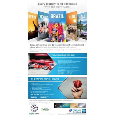 Enjoy 15% Savings on selected Tour Packages from HAYLEYS TRAVELS