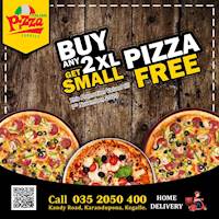 Buy Any 2 XL Pizza and get Small Pizza Free at Italian Pizza Express