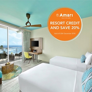 20% Off at your Resort Credit from Amari Galle Hotel