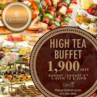  High Tea Buffet at GRANDEEZA