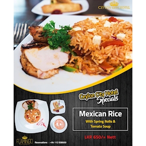 Treat yourself for a delicious meal at Ceylon City Hotel