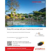Enjoy 50% Savings with Your Cargills bank Credit Cards at Melheim Resorts