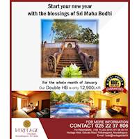 Double HB is only LKR 12,900 at Heritage Hotel