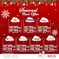 Enjoy Seasonal Card Offers at ZUZI