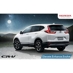 Introducing the all new CR-V 2018 at Honda Showroom exclusively 
