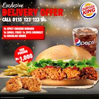  Exclusive Delivery Offer at Burger King