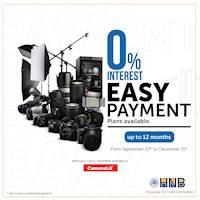 0% Installment plans for HNB bank credit cardholders at CameraLK