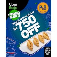 Spend Rs. 1200 or more and get Rs. 750 off on your order when you buy via UberEats from Perera and Sons