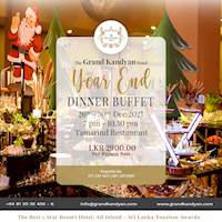 Year End Dinner Buffet at The Grand Kandyan Hotel