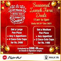 SEASONAL LUNCH TIME DEALS at Pizza Hut!