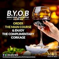 FREE CORKAGE at MOB