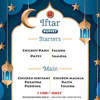  IFTAR BUFFET at Madras Masala