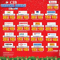 CIB Seasonal offers for Bank Cards