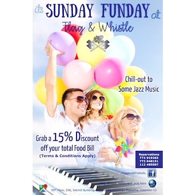 Its SUNDAY FUNDAY at FLAG and WHISTLE 