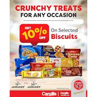 Get 10% OFF on selected Biscuits at Cargills FoodCity