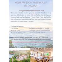 SEASONAL RATES STARTING @LKR. 7,500/- PER PERSON