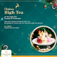 Christmas High tea at Galdari Hotel