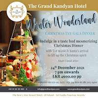 Celebrate Christmas Eve at the Grand Kandyan 