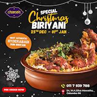 Special Christmas Biriyani at Chana's