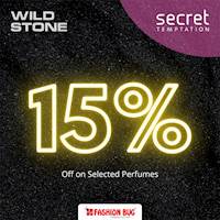 Get 15% Off When You Purchase Wild Stone Perfumes at All Fashion Bug Outlets