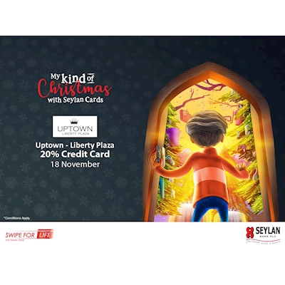 My kind of Christmas with Seylan Cards at Uptown Liberty Plaza