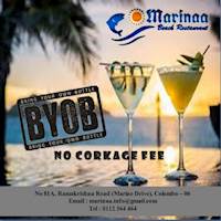 BYOB - No Corkage charges