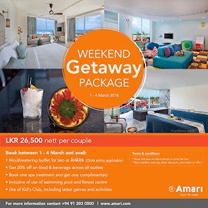 Weekend Getaway Package at Amari Galle