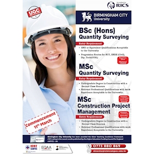 BSc (Hons) Quantity Surveying at ICBT