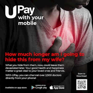 With UPay you can channel over 2,500 doctors directly from your phone!
